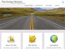 Tablet Screenshot of designmission.com